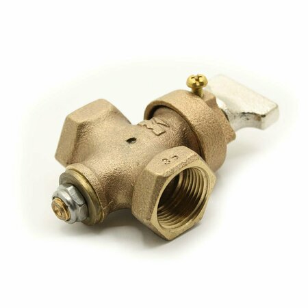 Thrifco Plumbing 1/2 Inch FIP Brass Ground Key Stop & Waste Valve 6415130